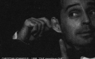 1 CHISTIAN ATANASIUS 1998 – 16-17-18 enero Que me explique que